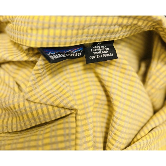 Patagonia Shirt Men's Size Medium Short Sleeve Organic Cotton Button Down Dress - Picture 3 of 3